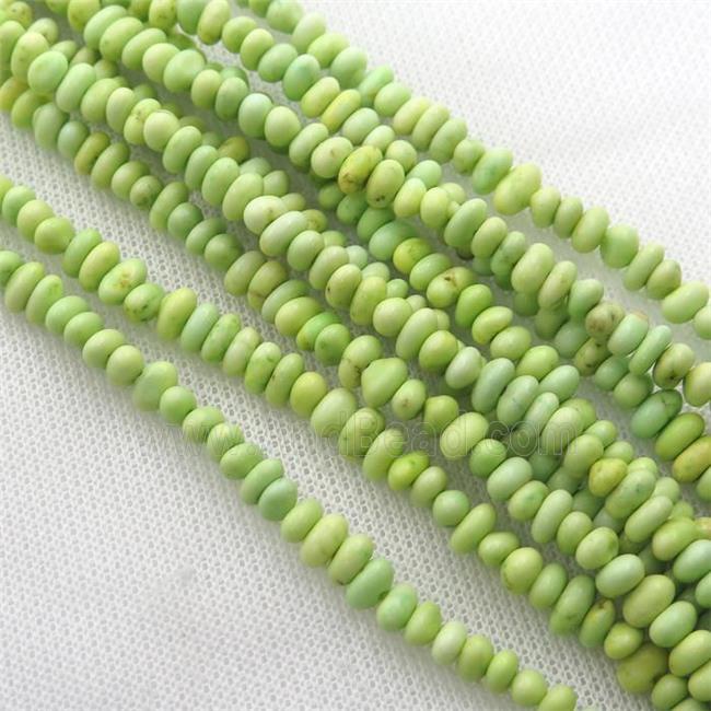 lemon Magnesite Turquoise chip beads