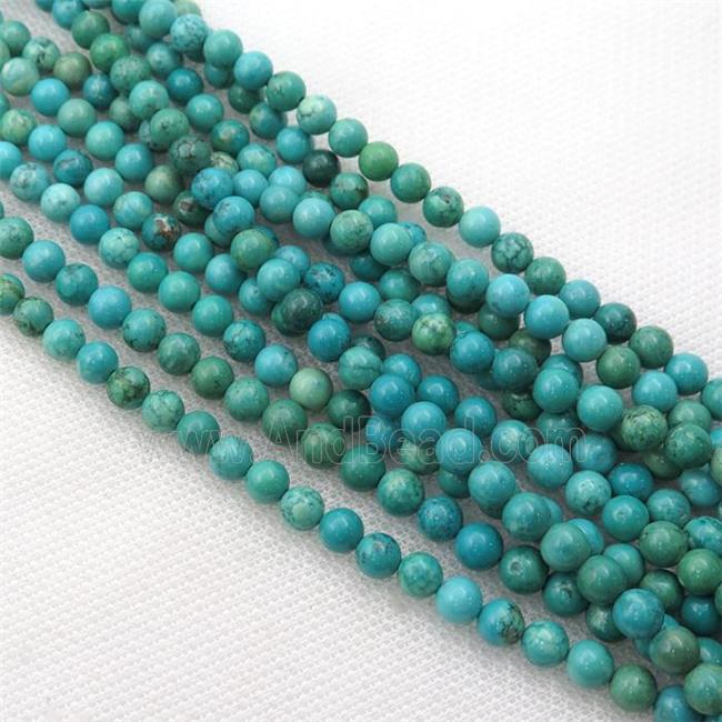 round Magnesite Turquoise beads