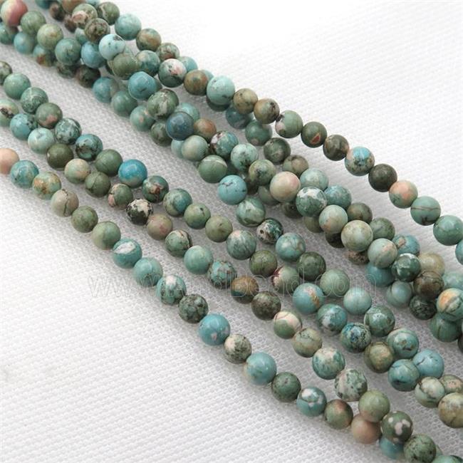round Magnesite Turquoise beads