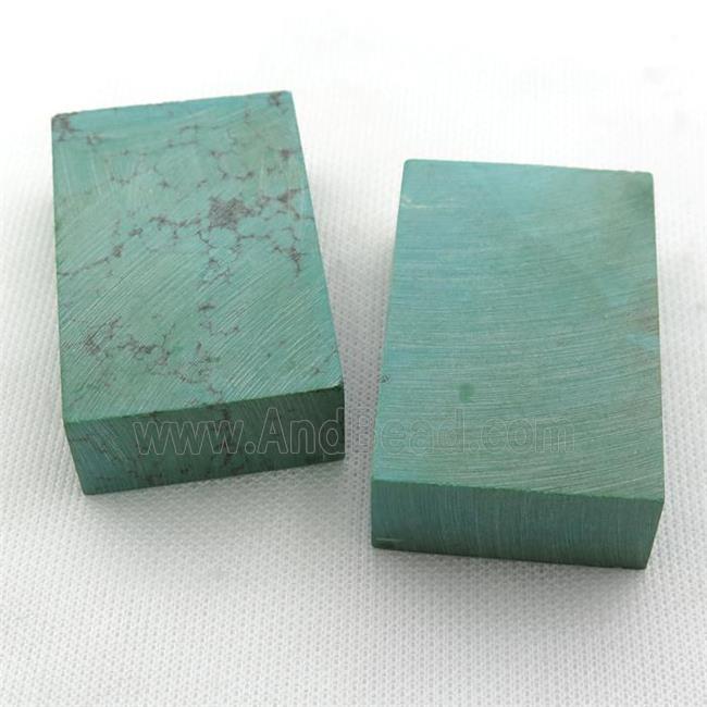 Green Sinkiang Turquoise Cuboid
