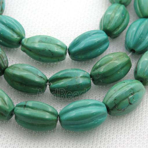 green Sinkiang Turquoise Beads