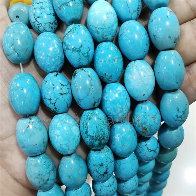 Blue Magnesite Turquoise Rece Beads