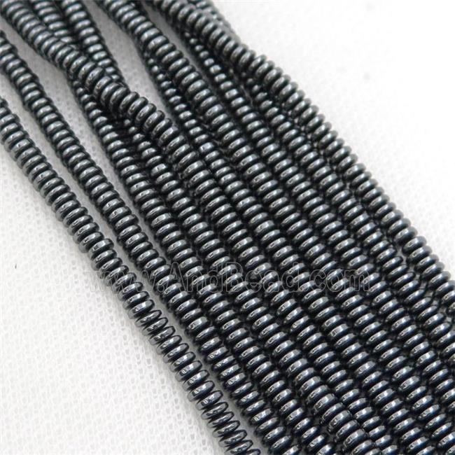 black Hematite heishi beads