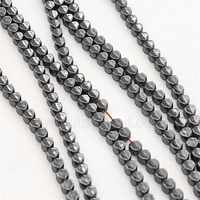Black Hematite Carambola Beads