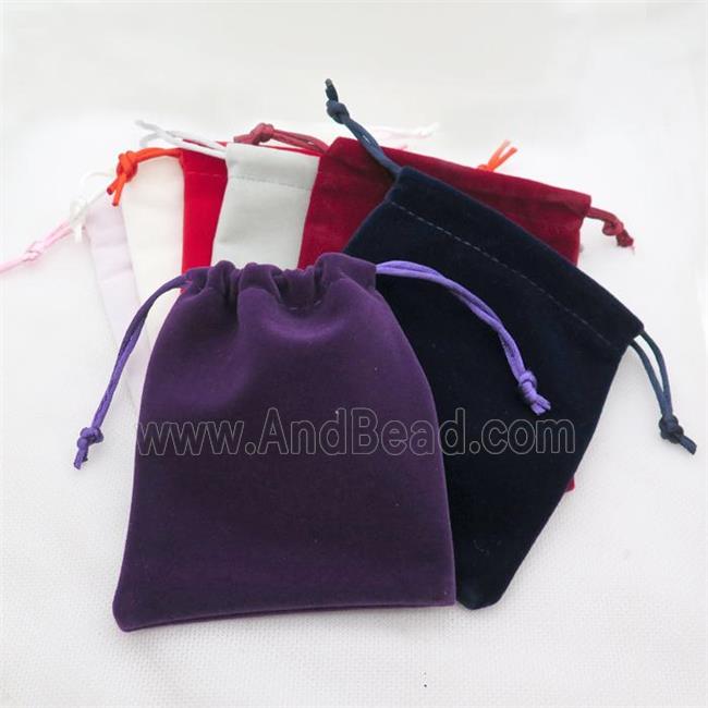 mixed Velvet Pouches, Jewelry bags