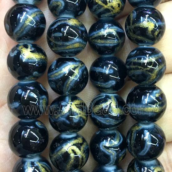 round Lampwrok Glass Beads