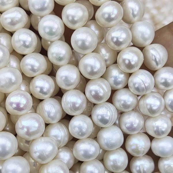 Natural Freshwater Pearl Beads, B-Grade