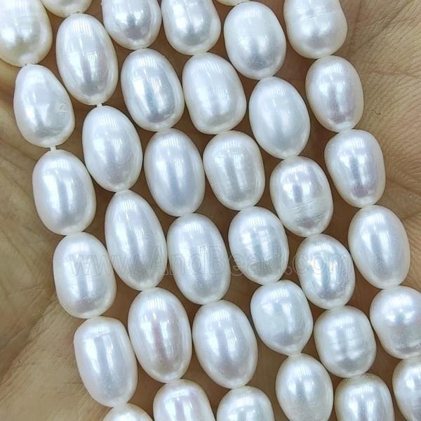 white Freshwater Pearl rice Beads