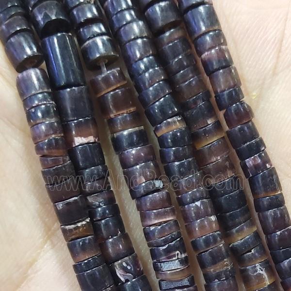 Philippine Clam Shell Beads Heishi Black