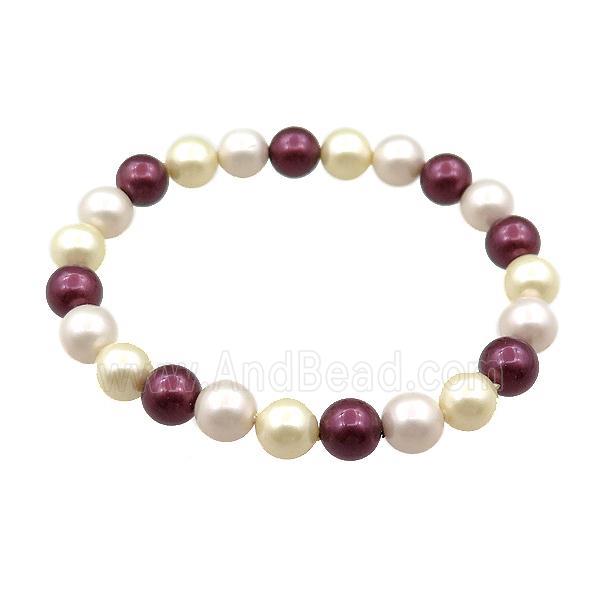 pearlized shell bracelet