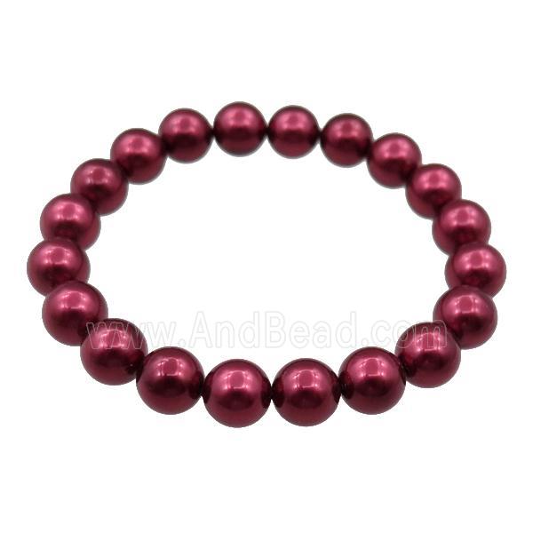 pearlized shell bracelet