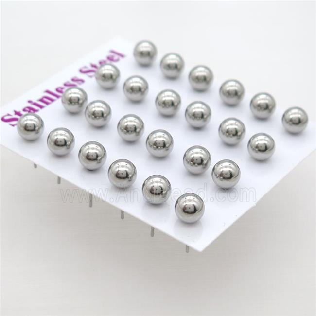 raw stainless steel Stud Earrings