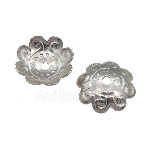 raw stainless steel beadcaps