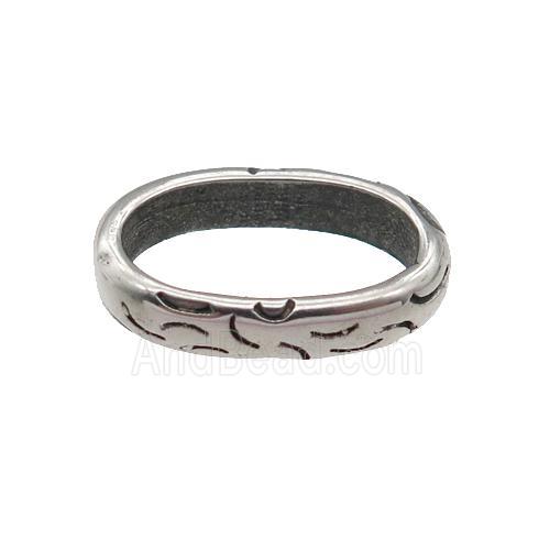 stainless steel Links, antique silver