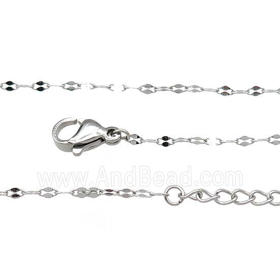 Raw Stainless Steel Necklace Chain