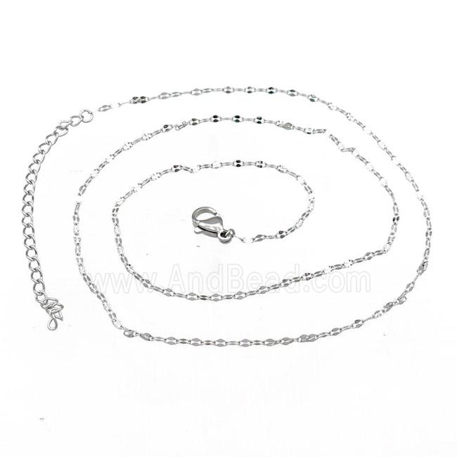 Raw Stainless Steel Necklace Chain