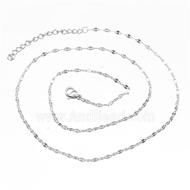 Raw Stainless Steel Necklace Chain