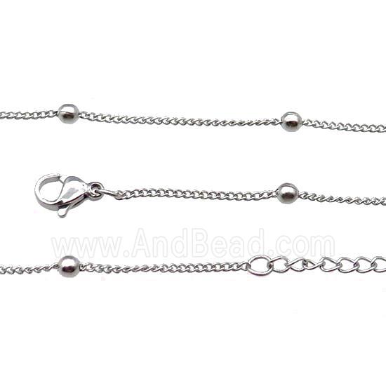 Raw Stainless Steel Necklace Chain