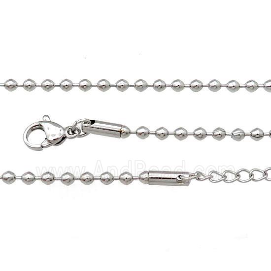 Raw Stainless Steel Necklace Chain
