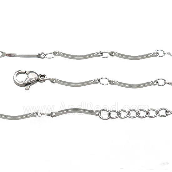 Raw Stainless Steel Necklace Chain