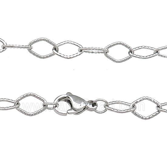 Raw Stainless Steel Necklace Chain