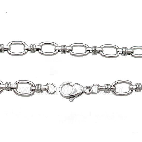 Raw Stainless Steel Necklace Chain