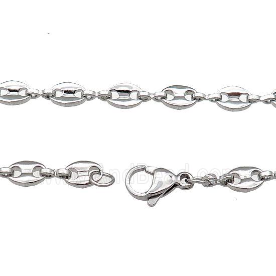 Raw Stainless Steel Necklace Chain