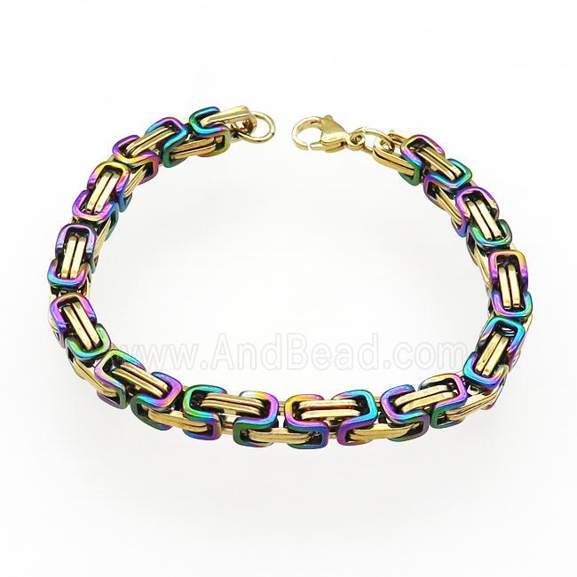 Stainless Steel Bracelet Gold Plated