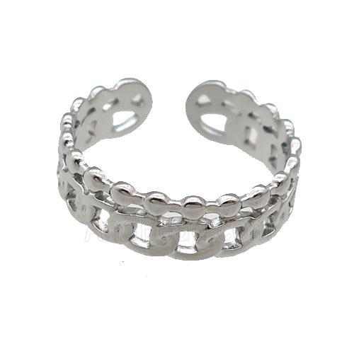 Raw Stainless Steel Ring