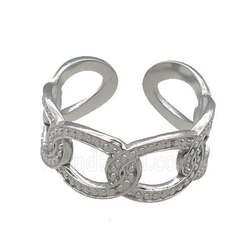 Raw Stainless Steel Ring