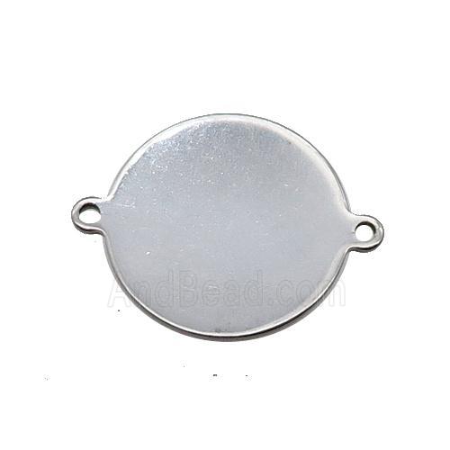 Raw Stainless Steel Circle Connector