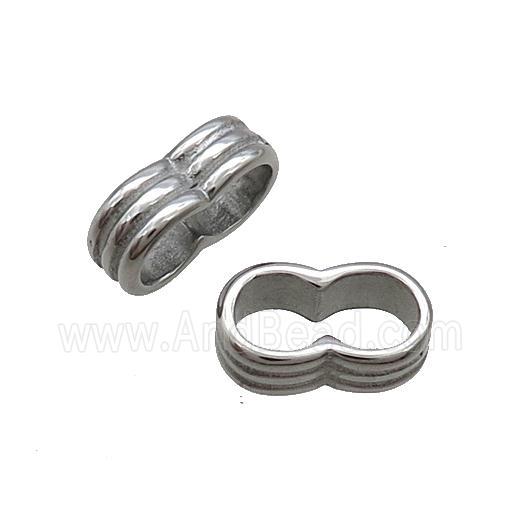 Raw Stainless Steel Paracord Beads