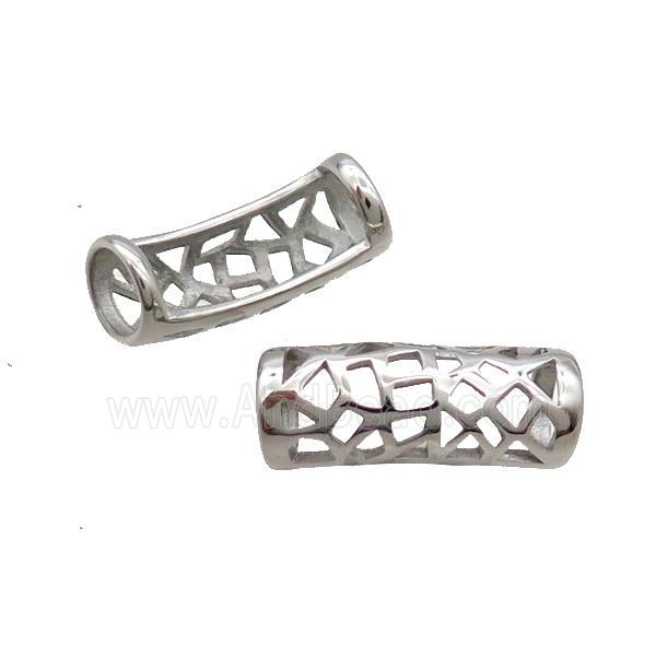 Raw Stainless Steel Tube Beads