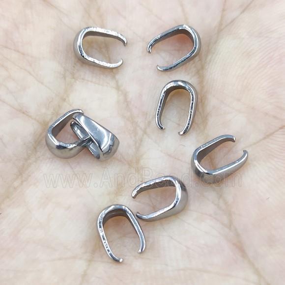 Raw Stainless Steel Pinch Bail