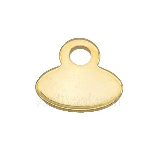 Stainless Steel Pendant Gold Plated