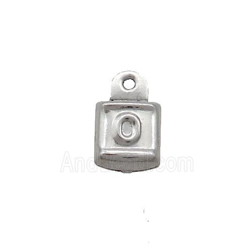 Raw Stainless Steel Pendant