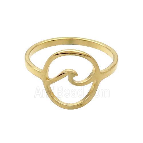 Stainless Steel Rings Gold Plated