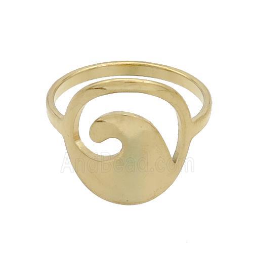 Stainless Steel Rings Gold Plated