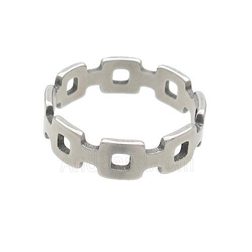 Raw Stainless Steel Rings
