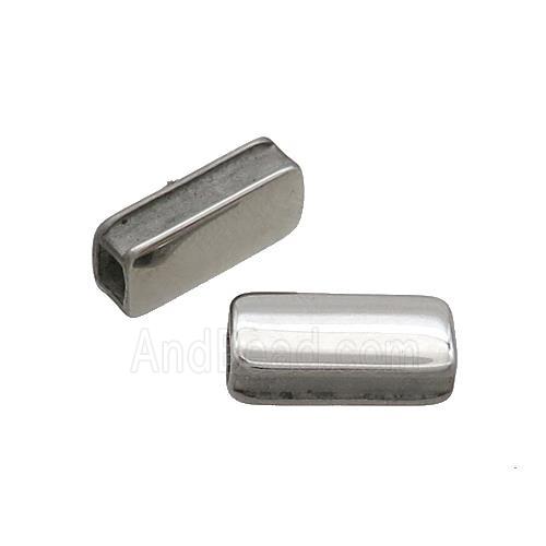 Raw Stainless Steel Tube Beads