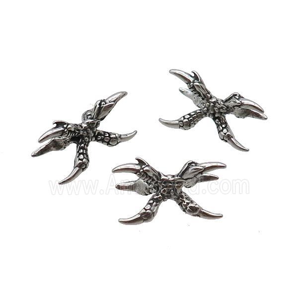 Stainless Steel Beads Holder Antique Silver