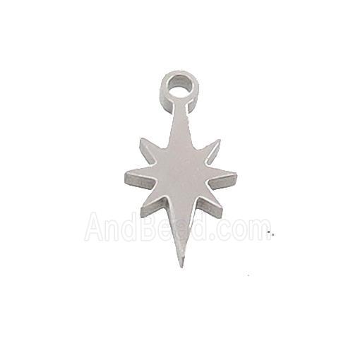 Raw Stainless Steel Northstar Pendant