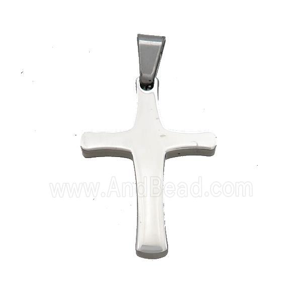 Raw Stainless Steel Cross
