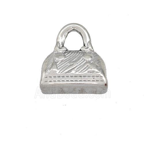 Raw Stainless Steel Bags Charms Pendant