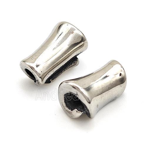 Raw Stainless Steel Beads Large Hole