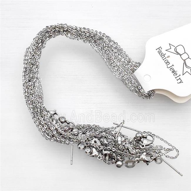 Raw Stainless Steel Necklace Chain