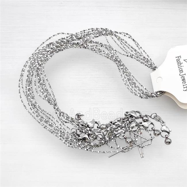 Raw Stainless Steel Necklace Chain