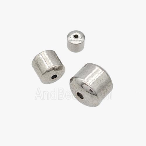 Raw Stainless Steel Column Beads Tube