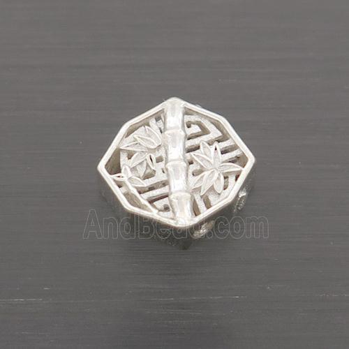 Sterling Silver Beads Bamboo