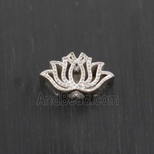 Sterling Silver Beads Lotus